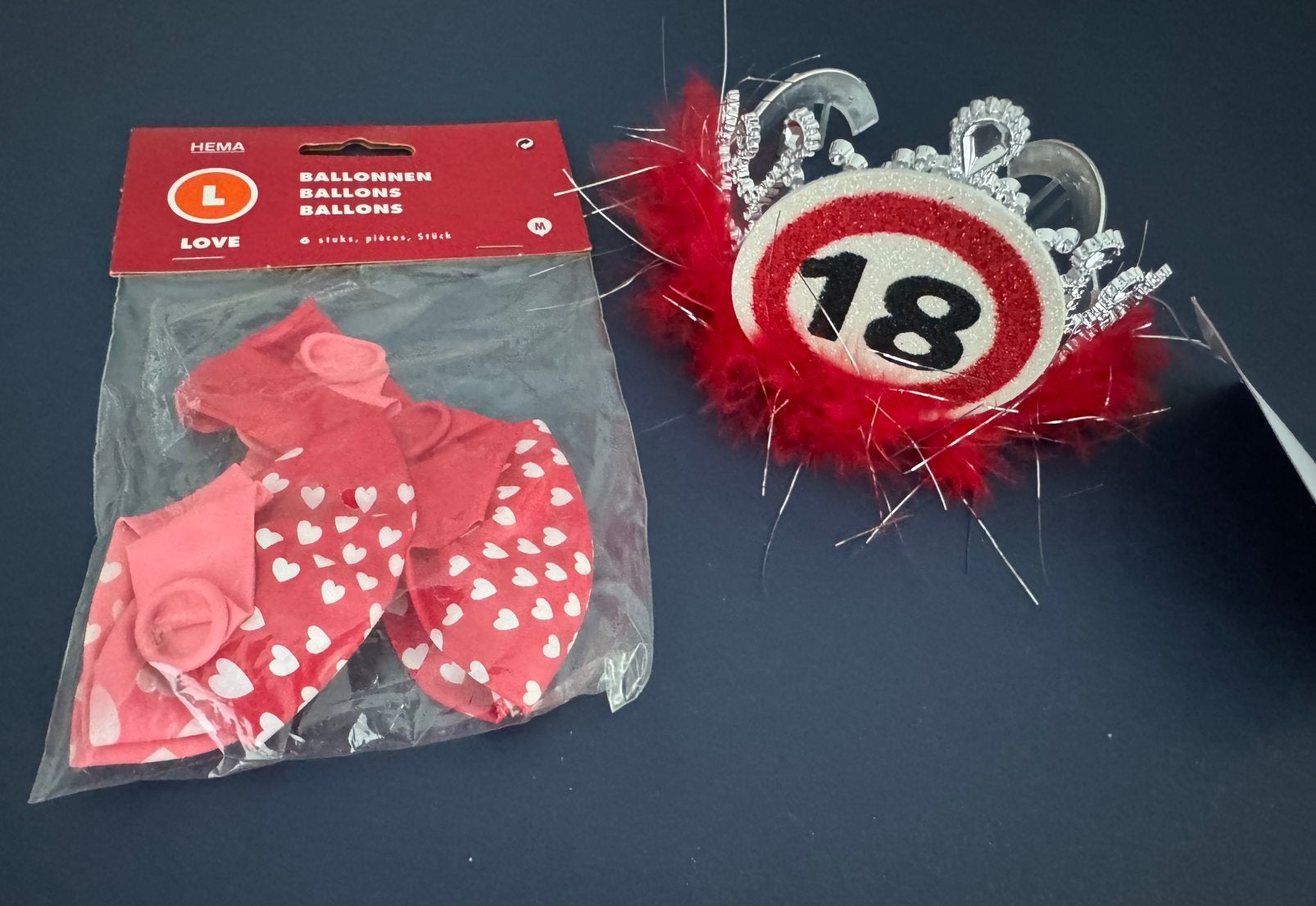 Nieuw Feest kroon tiara voor 18 jaar verjaardag, Ophalen of Verzenden, Nieuw, Hoed of Pruik, Verjaardag