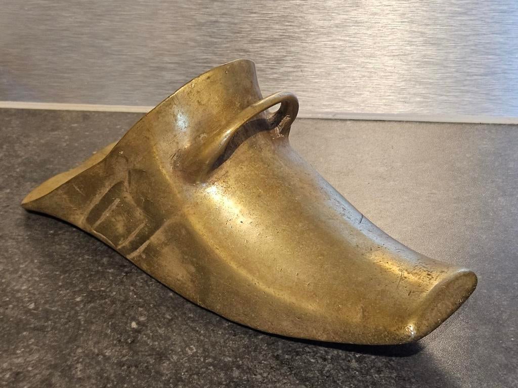 Antieke koperen stijgbeugel koper brass horse stirrup, Ophalen of Verzenden