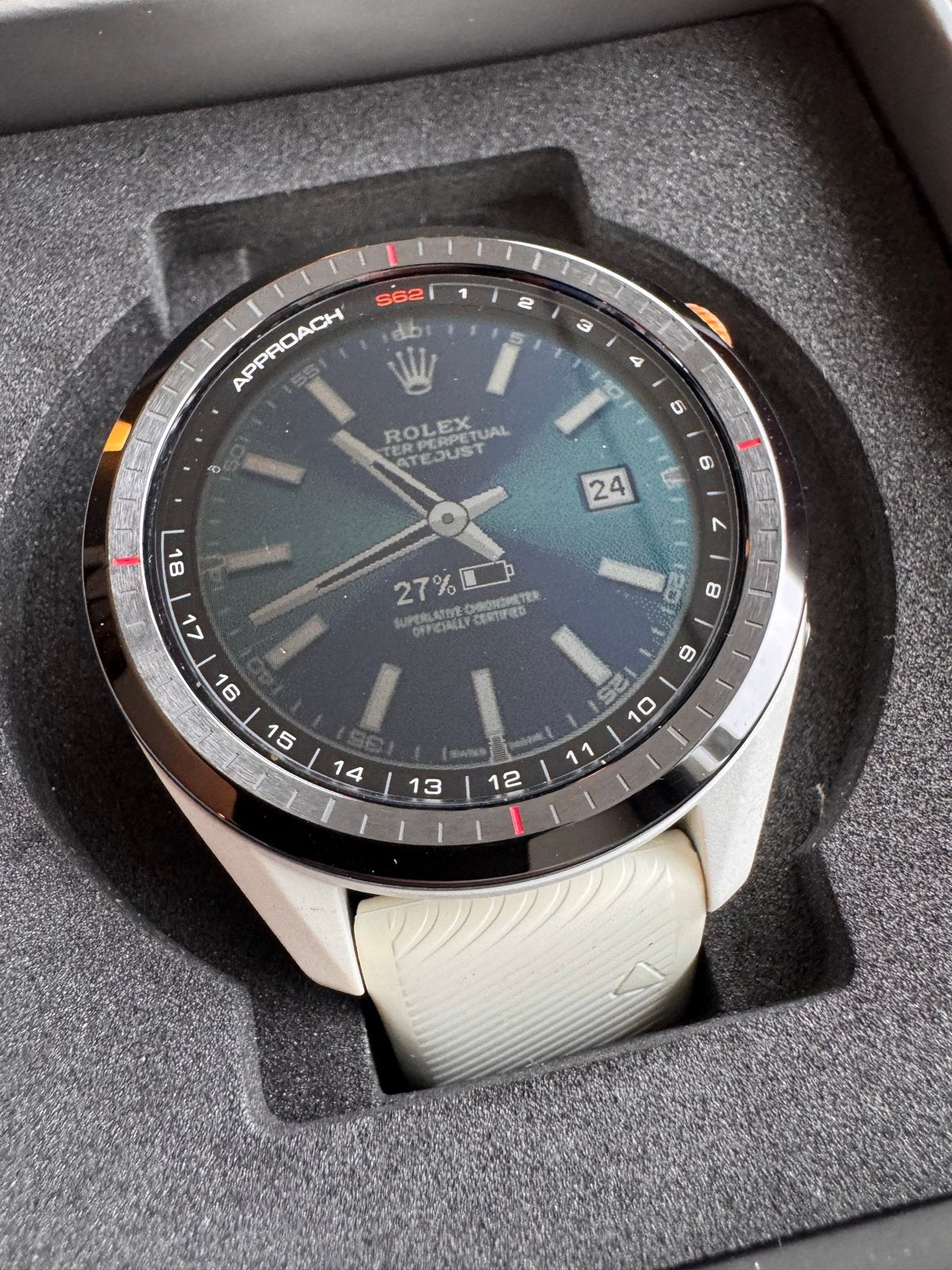 Garmin Approach S62 GPS Golfhorloge, Afstand, Wit, Ophalen of Verzenden, Zo goed als nieuw