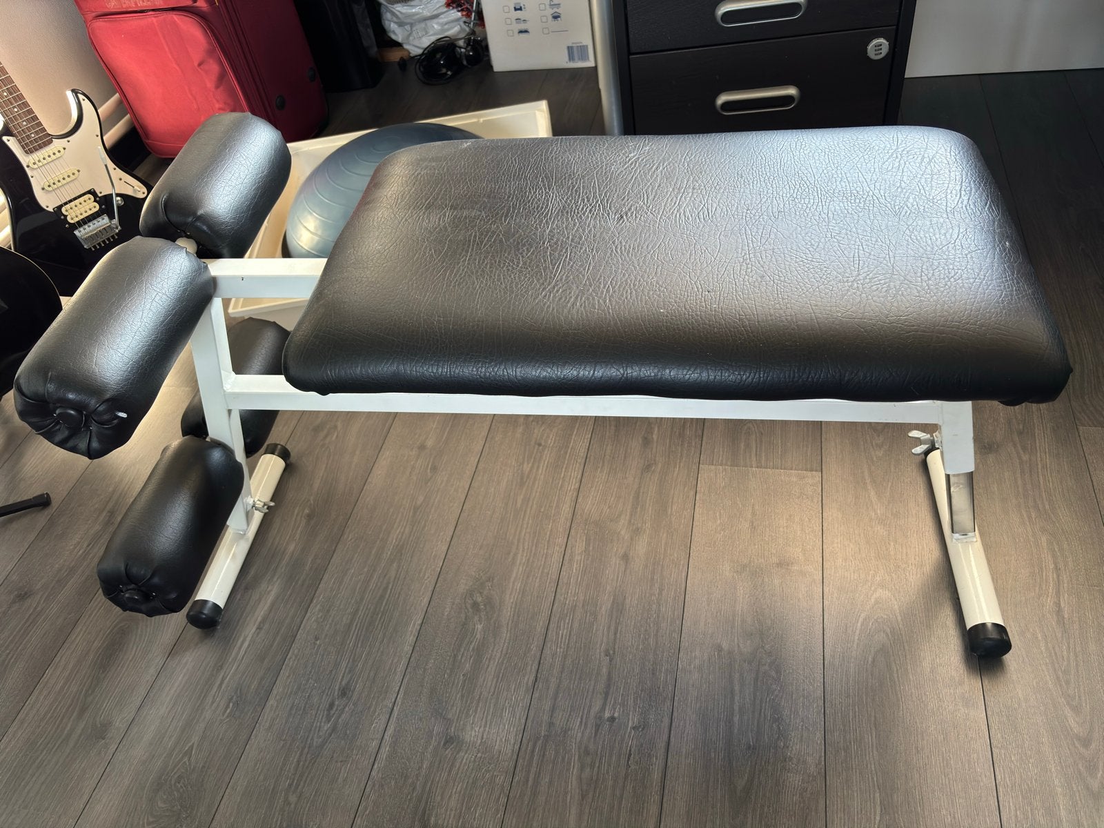 Fitnessbank / Buikspierbank voor thuistraining, Sport en Fitness, Fitnessmaterialen, Ophalen, Gebruikt, Buik, Fitnessbank
