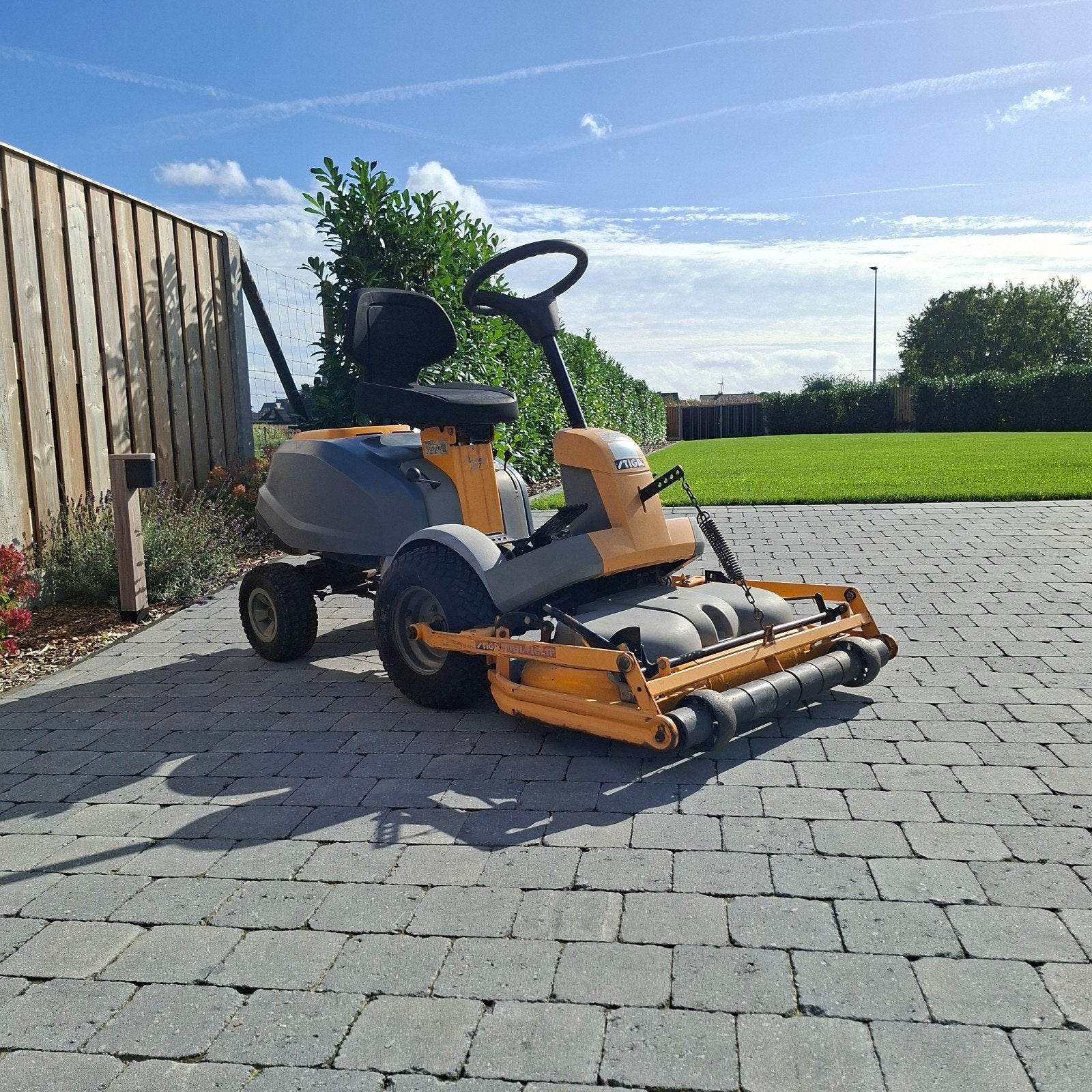 stiga villa hst zitmaaier, Tuin en Terras, Ophalen, Gebruikt
