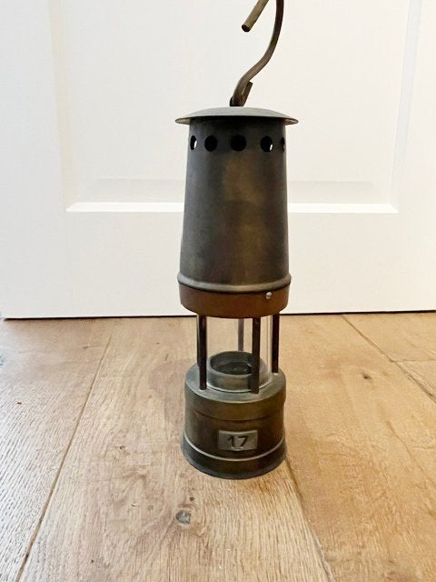 klassieke mijnlamp (decoratieve reproductie), Ophalen