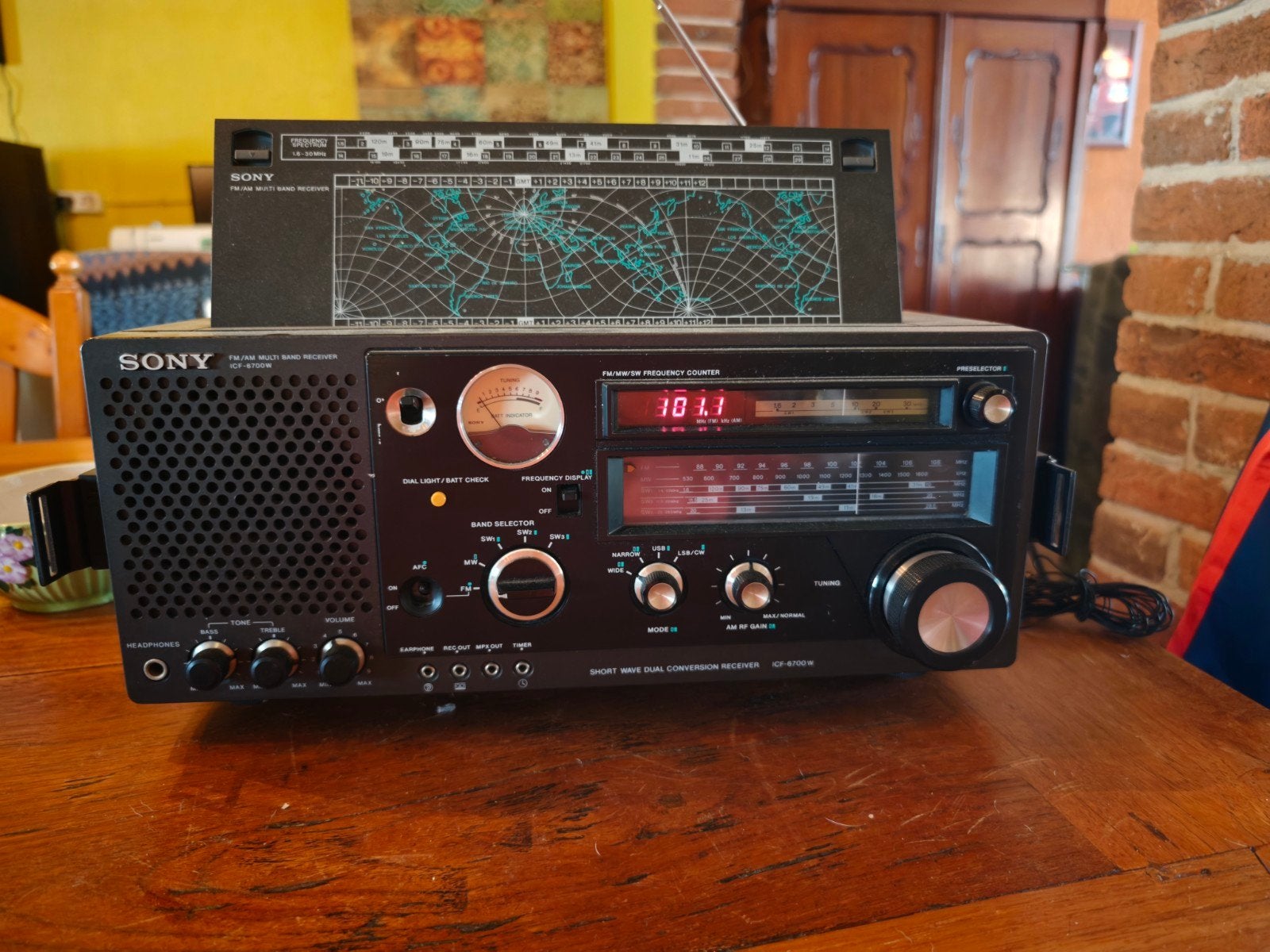 Sony ICF-6700W FM/AM Multi Band Wereldontvanger, Ophalen, Gebruikt, Wereldontvanger