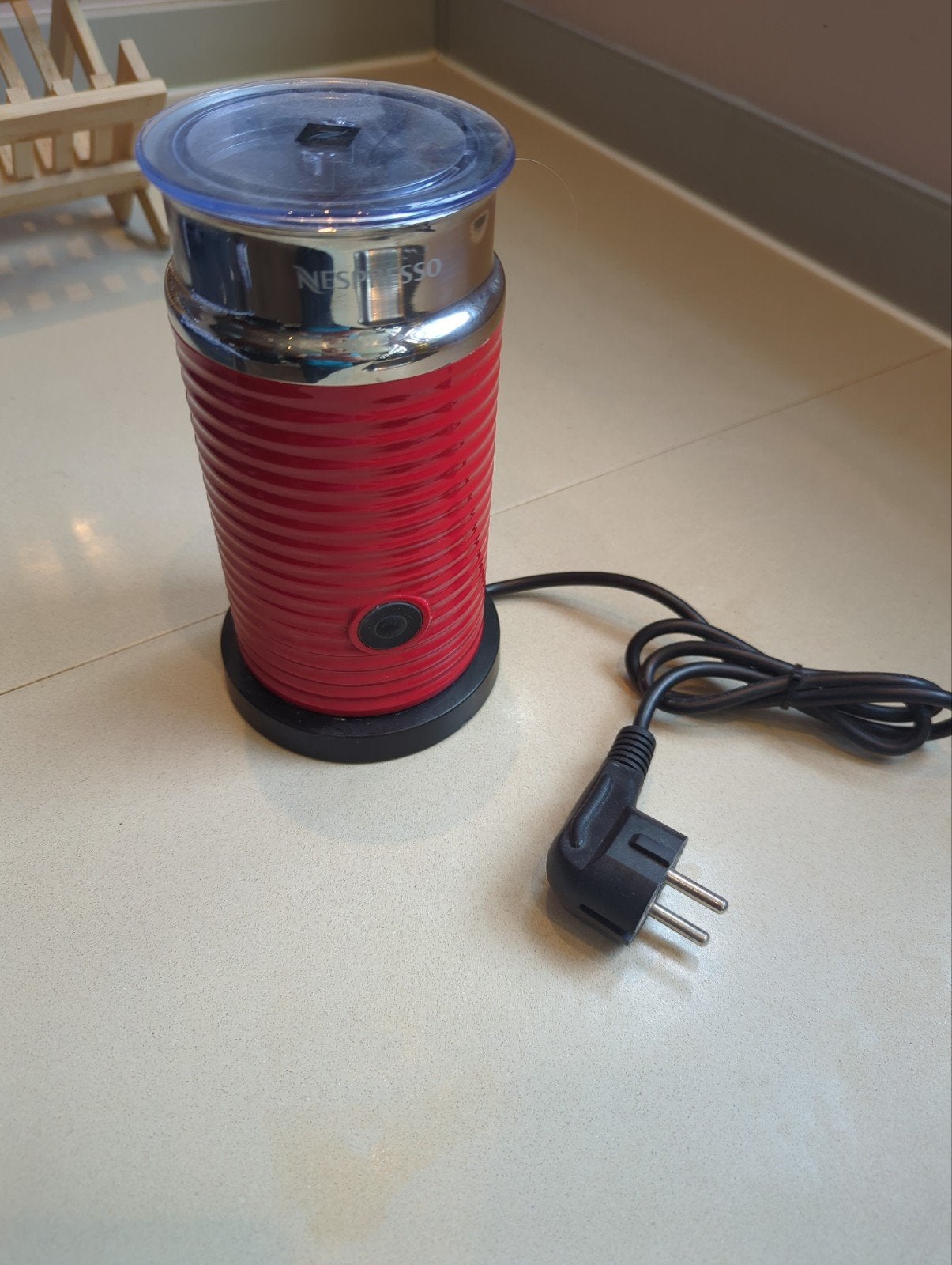 Nespresso Aeroccino 3 Melkopschuimer Rood, Ophalen