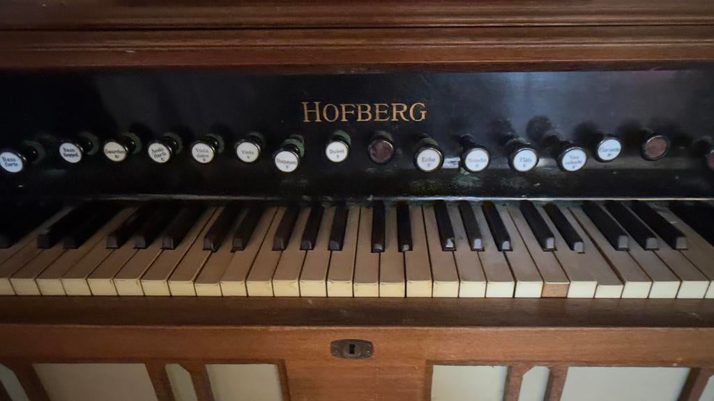 Antiek Hofberg Harmonium/Orgel - Vintage Muziekinstrument, Muziek en Instrumenten, Orgels, Ophalen, Gebruikt, 1 klavier, Harmonium