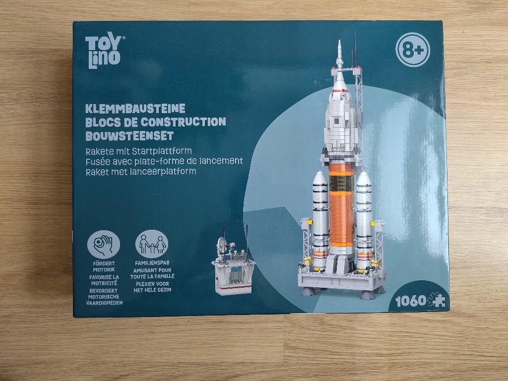 Te koop: Toylino bouwsteenset raket., Ophalen of Verzenden, Nieuw