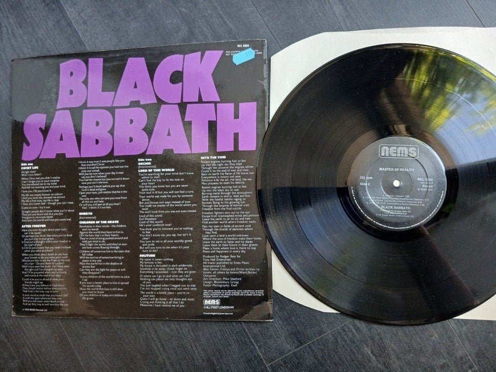 Black Sabbath - Master of Reality (1976 NEMS Vinyl LP), Ophalen of Verzenden