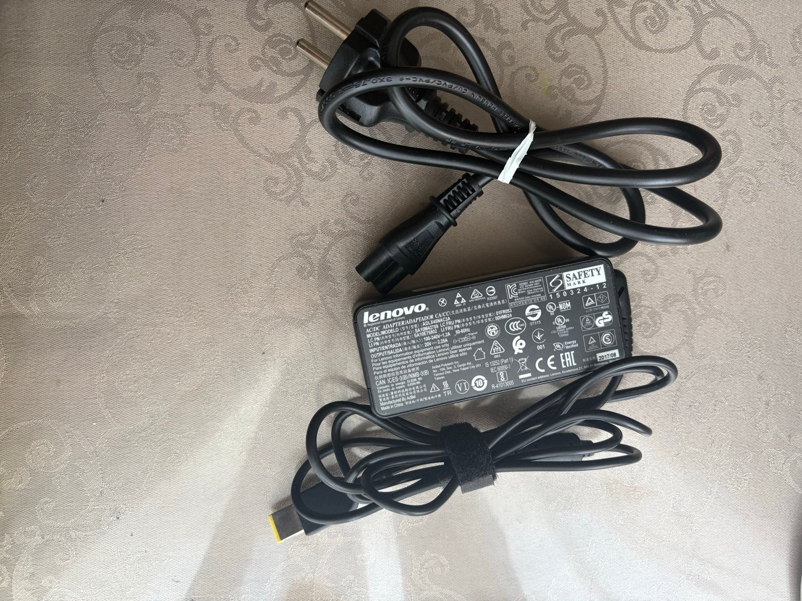 Lenovo ADLX45NAC3A Oplader Adapter 20V 2.25A, Ophalen, Zo goed als nieuw