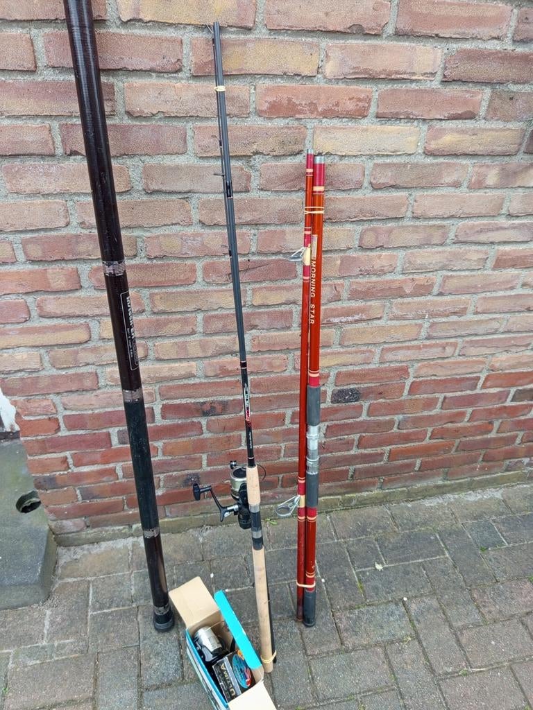 Partij hengels, Ophalen, Molen