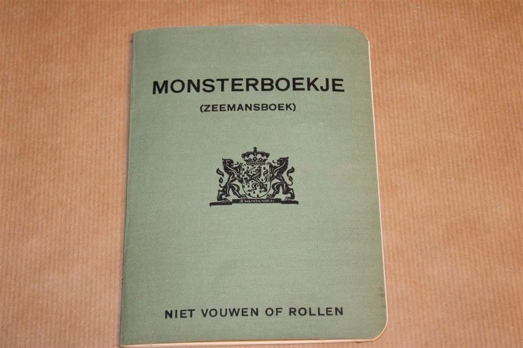 Monsterboekje — Vrouw — Jaren 60 — Maritiem Zeldzaam, Gebruikt, -, -, Ophalen of Verzenden