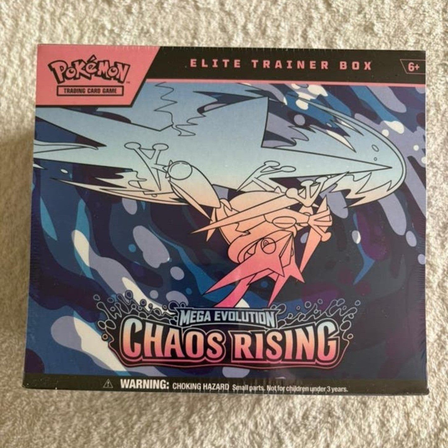 Pokémon Elite Trainer Box Mega Evolution Chaos Rising, Ophalen of Verzenden, Nieuw, Overige typen