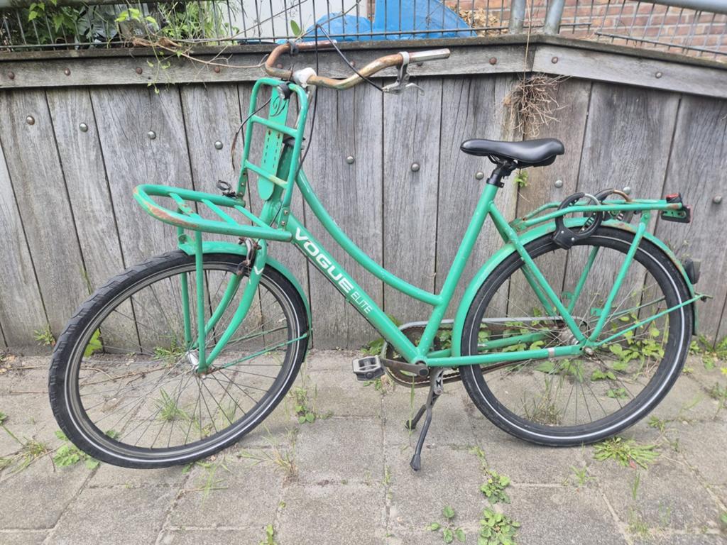 Uitstekende stadsfiets, Ophalen of Verzenden, Gebruikt, Handrem