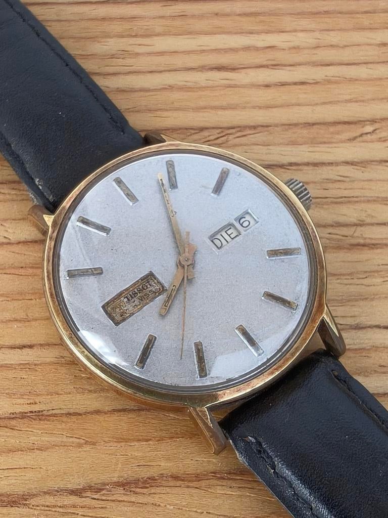 Tissot horloge 1940, Ophalen of Verzenden, Staal, Overige merken, 1960 of later