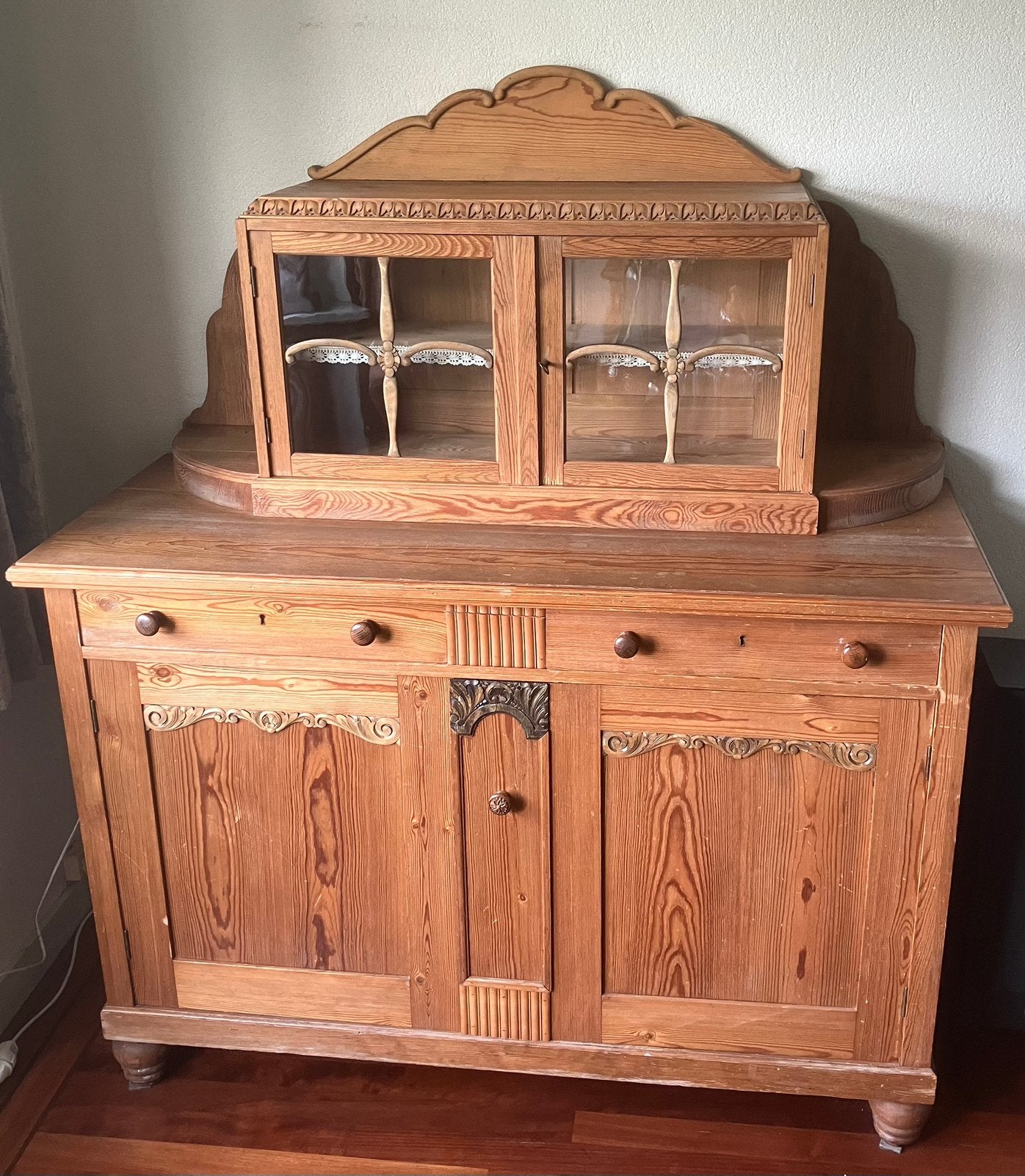 Mooie oude grenen kast, Huis en Inrichting, Ophalen, 100 tot 150 cm, Zo goed als nieuw, Minder dan 100 cm