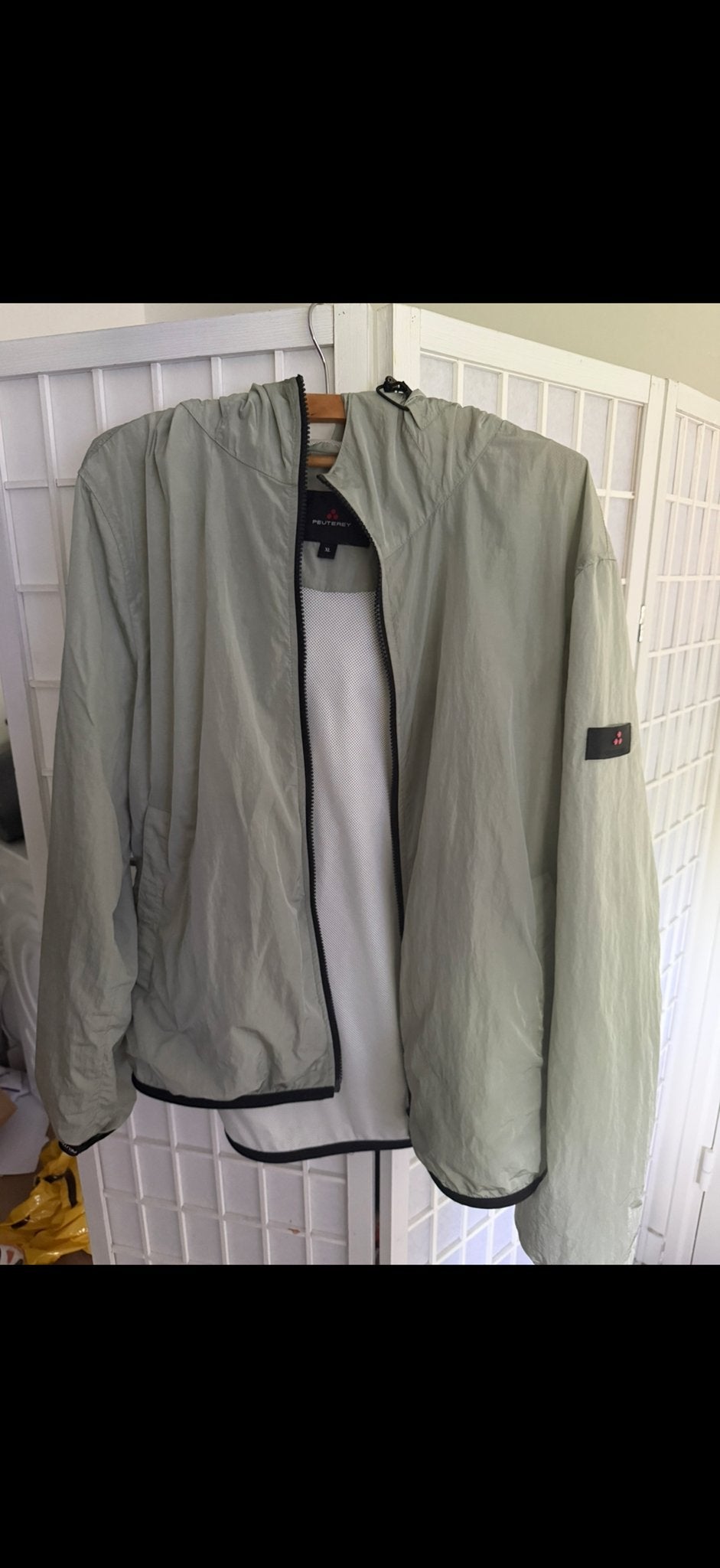 Peuterey Zomerjas XL - Lichtgroen/Grijs, Kleding | Heren, Ophalen of Verzenden, Zo goed als nieuw, Maat 56/58 (XL), Groen