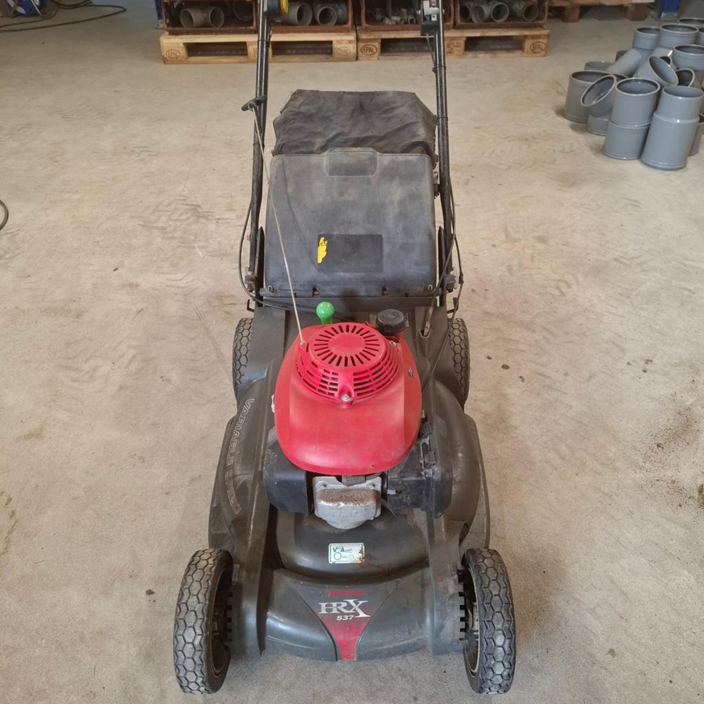 Honda HRX 537 Benzine Grasmaaier - Krachtig en Betrouwbaar, Tuin en Terras, Cirkelmaaier, Honda, Gebruikt, Ophalen of Verzenden