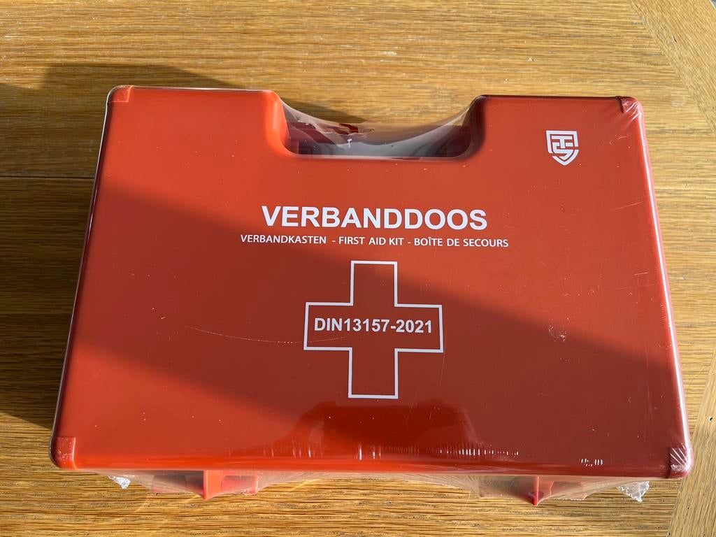 Verbanddoos / E.H.B.O.-koffer DIN 13157-2021, Ophalen, Nieuw