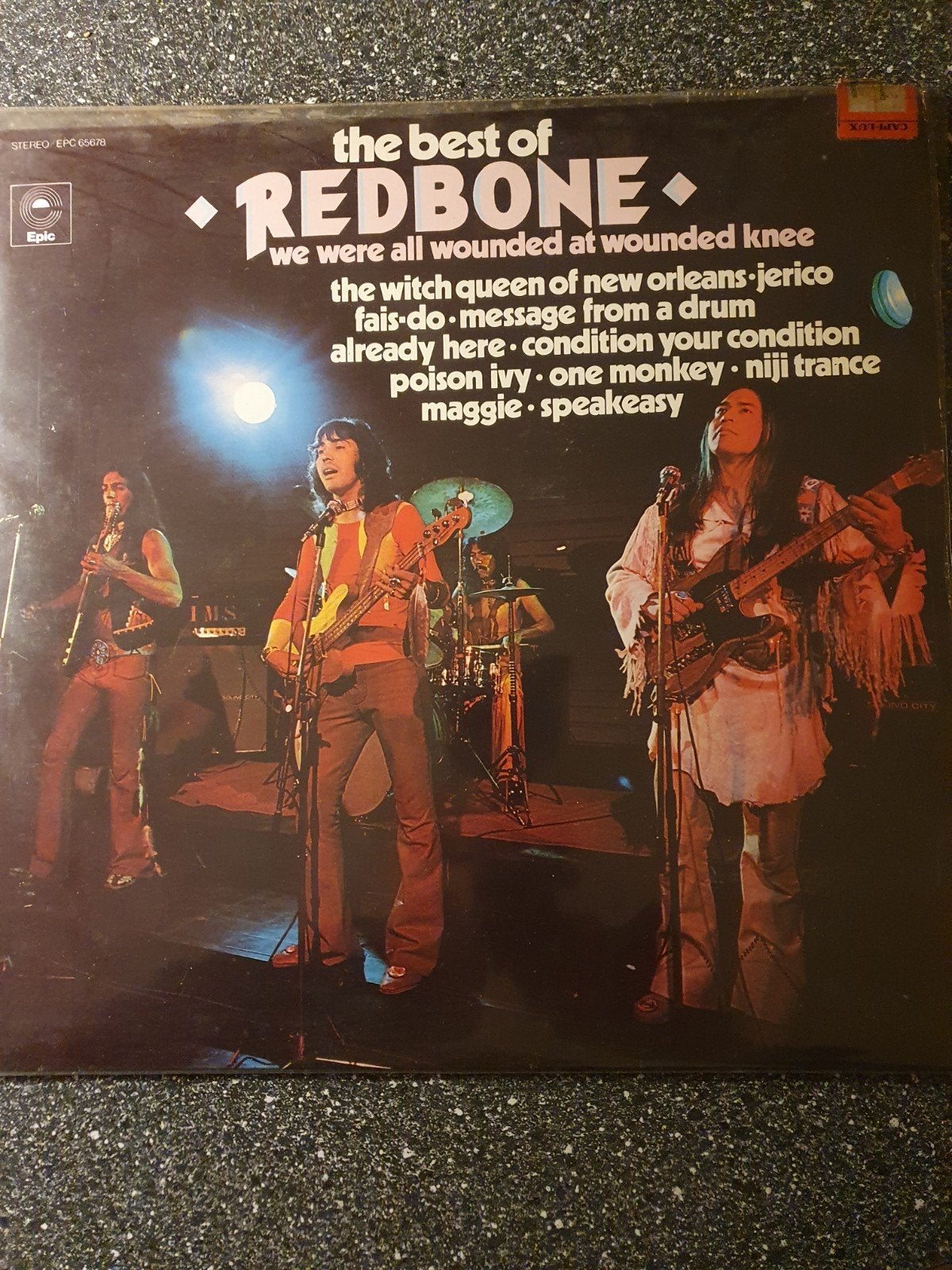 Redbone - The Best Of Redbone LP Vinyl 1973 Epic EPC 65678, Gebruikt, Ophalen of Verzenden, 12 inch, Complilatie