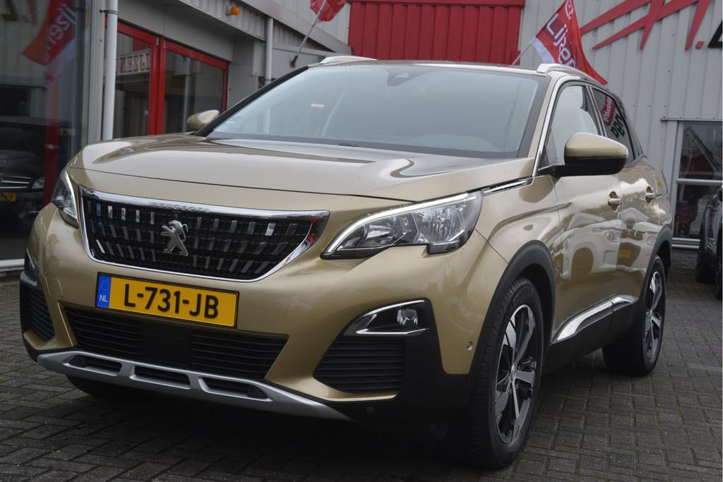 Peugeot 3008 1.6 e-THP GT Line Carplay | Keyless | Camera |, Auto's, 4 cilinders, Bruin, Leder en Stof, Bedrijf