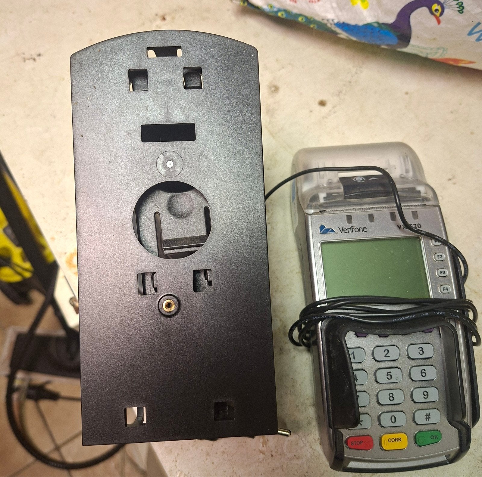 Verifone VX 520 Betaalautomaat met Bevestigingsplaat, Verzamelen, Ophalen, Overige typen