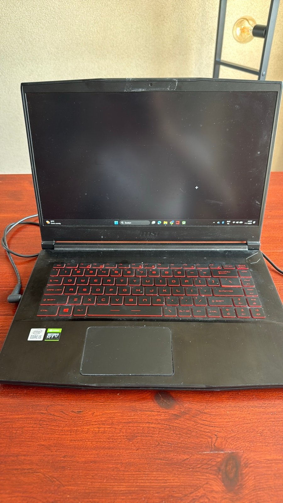 MSI GF65 10UE-405NL Gaming Laptop - i5-10500H, RTX 3060, Ophalen, Gebruikt, Met videokaart, 2 tot 3 Ghz