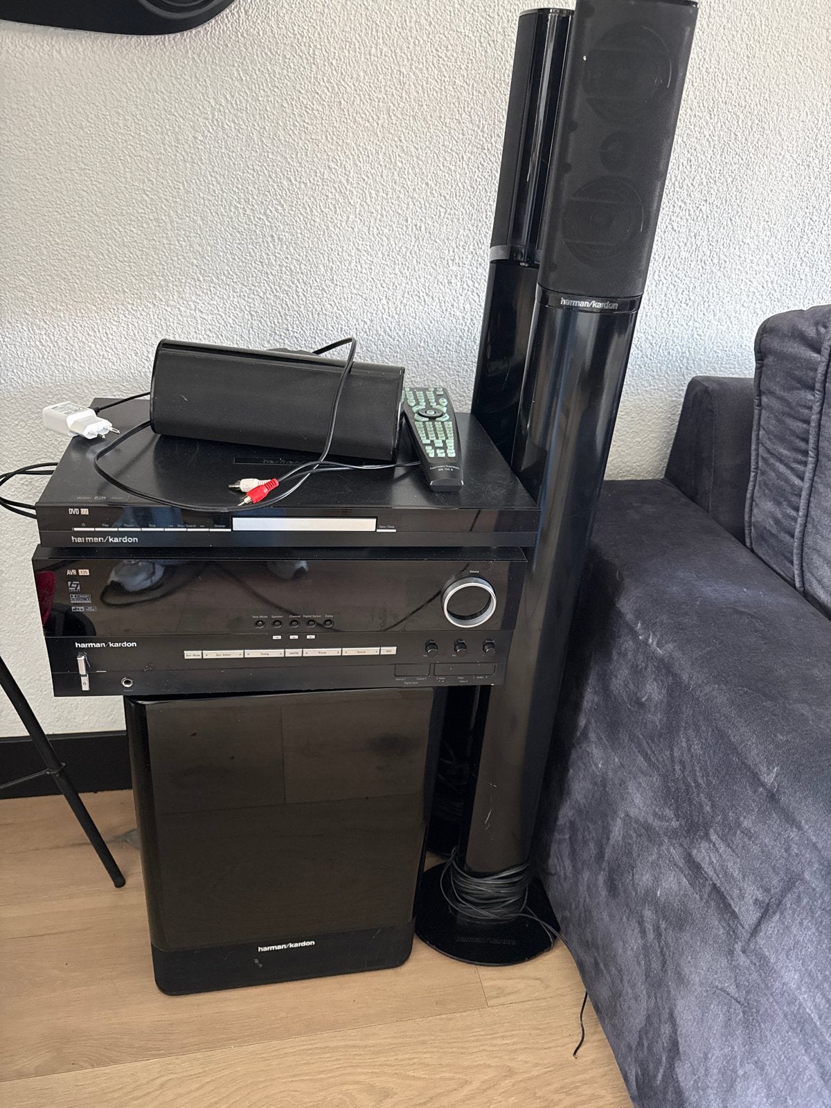 Harman/Kardon Home Cinema Set met DVD-speler en 5.1 systeem, Audio, Tv en Foto, Home Cinema-sets, Gebruikt, 70 watt of meer, 5.1-systeem