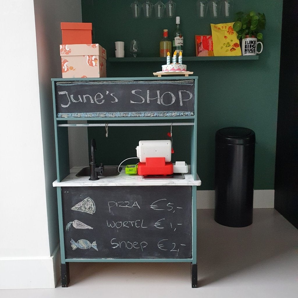 Ikea DUKTIG kinderkeuken gepimpt, Ophalen, Gebruikt, Hout, Speelkeuken