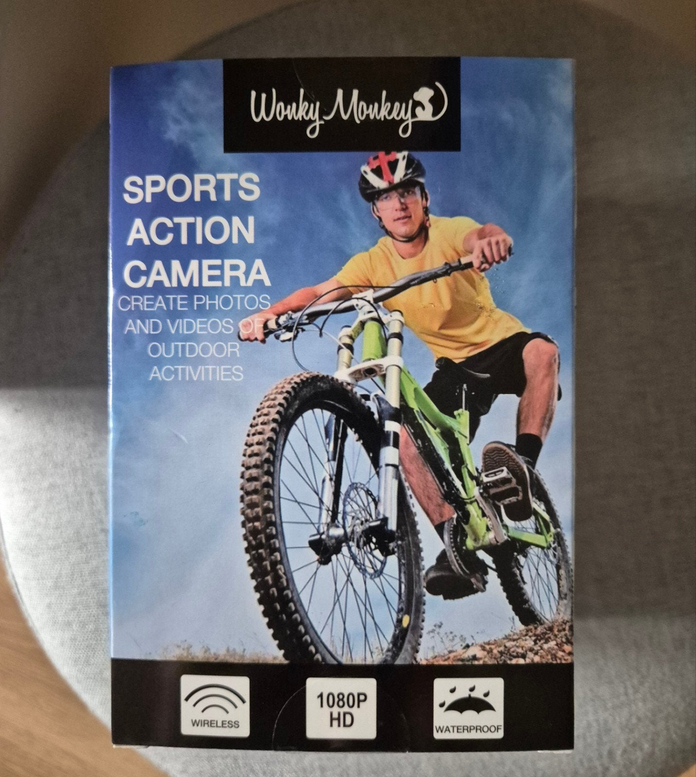 Wonky Monkey Sports Action Camera 1080P HD Waterproof, Ophalen of Verzenden, Nieuw, Overige merken