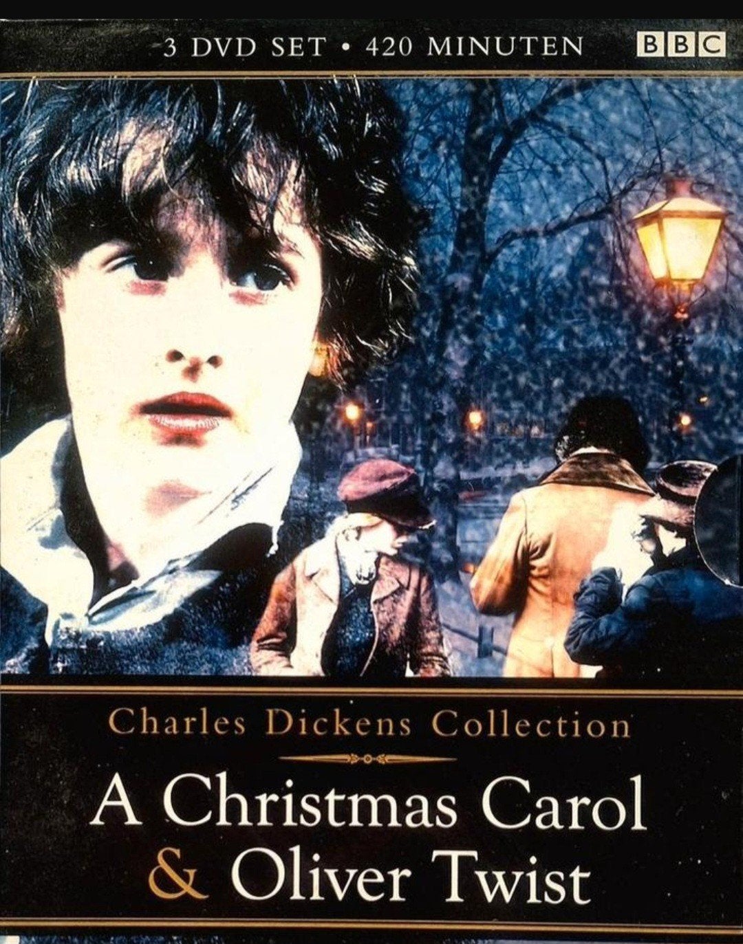 3-DVD  KERST - A Christmas Carol & Oliver Twist, Alle leeftijden, Ophalen of Verzenden, Zo goed als nieuw
