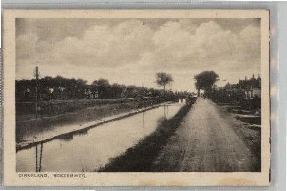 Dirksland Boezemweg, Verzenden, 1920 tot 1940, Gelopen, Zuid-Holland