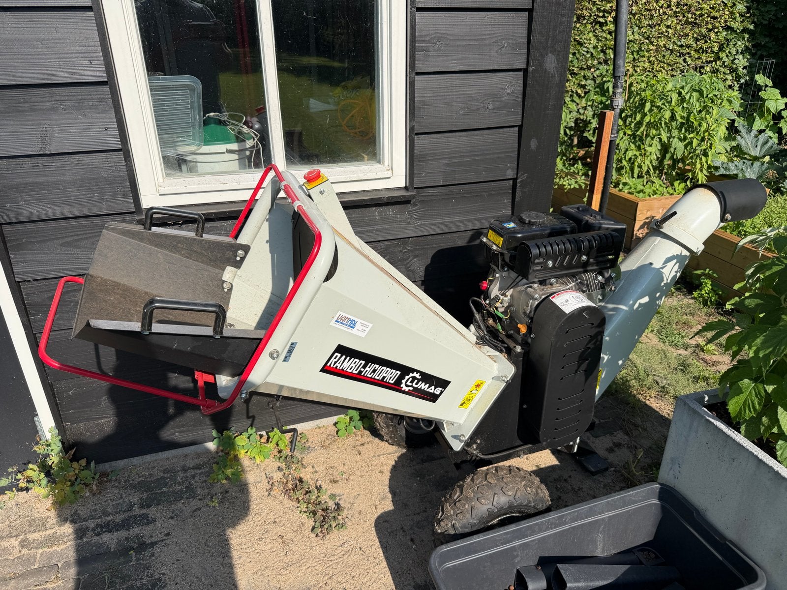 Lumag Rambo HC10PRO Houtversnipperaar - Jaarlijks Onderhoude, Ophalen, Gebruikt, Benzine