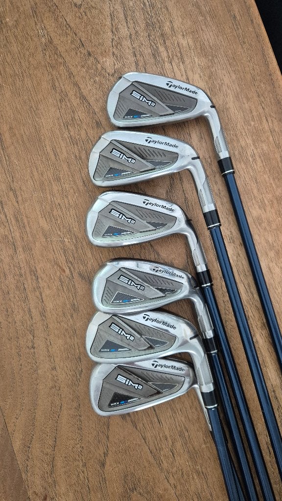 TaylorMade SIM2 Max golfijzers 5 t/m PW | regular flex, Sport en Fitness, Golf, Ophalen, Gebruikt, Set, Overige merken