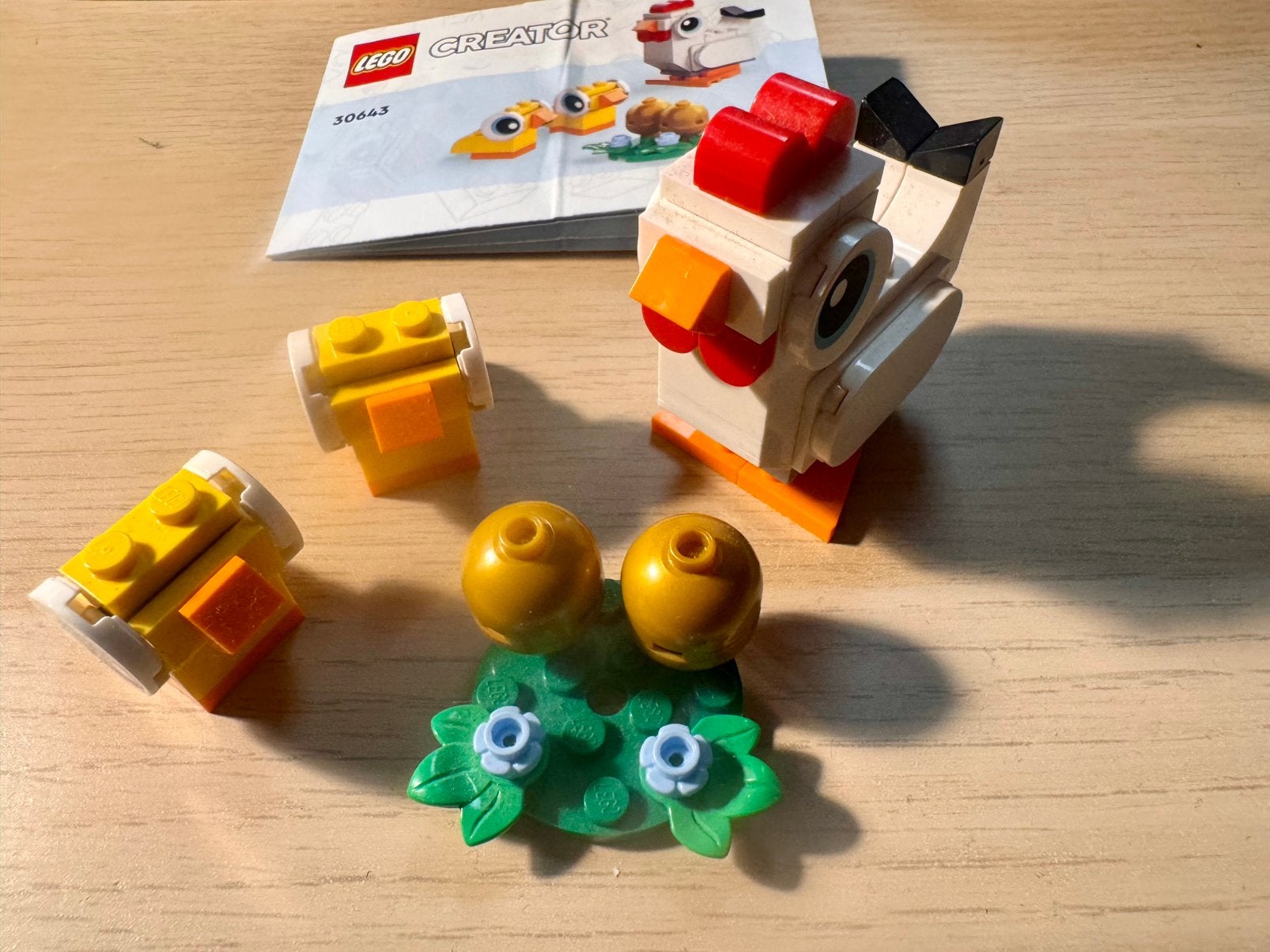 Lego Paas Kippen, Lego, Inclusief instructies, Ophalen of Verzenden, Zo goed als nieuw