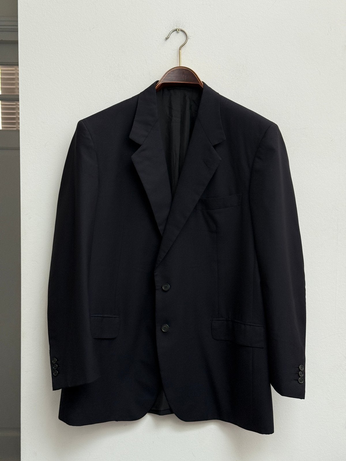 Brioni voor Galtrucco Wollen Colbert Zwart Heren Maat 54, Ophalen of Verzenden, Zo goed als nieuw, Maat 52/54 (L), Zwart