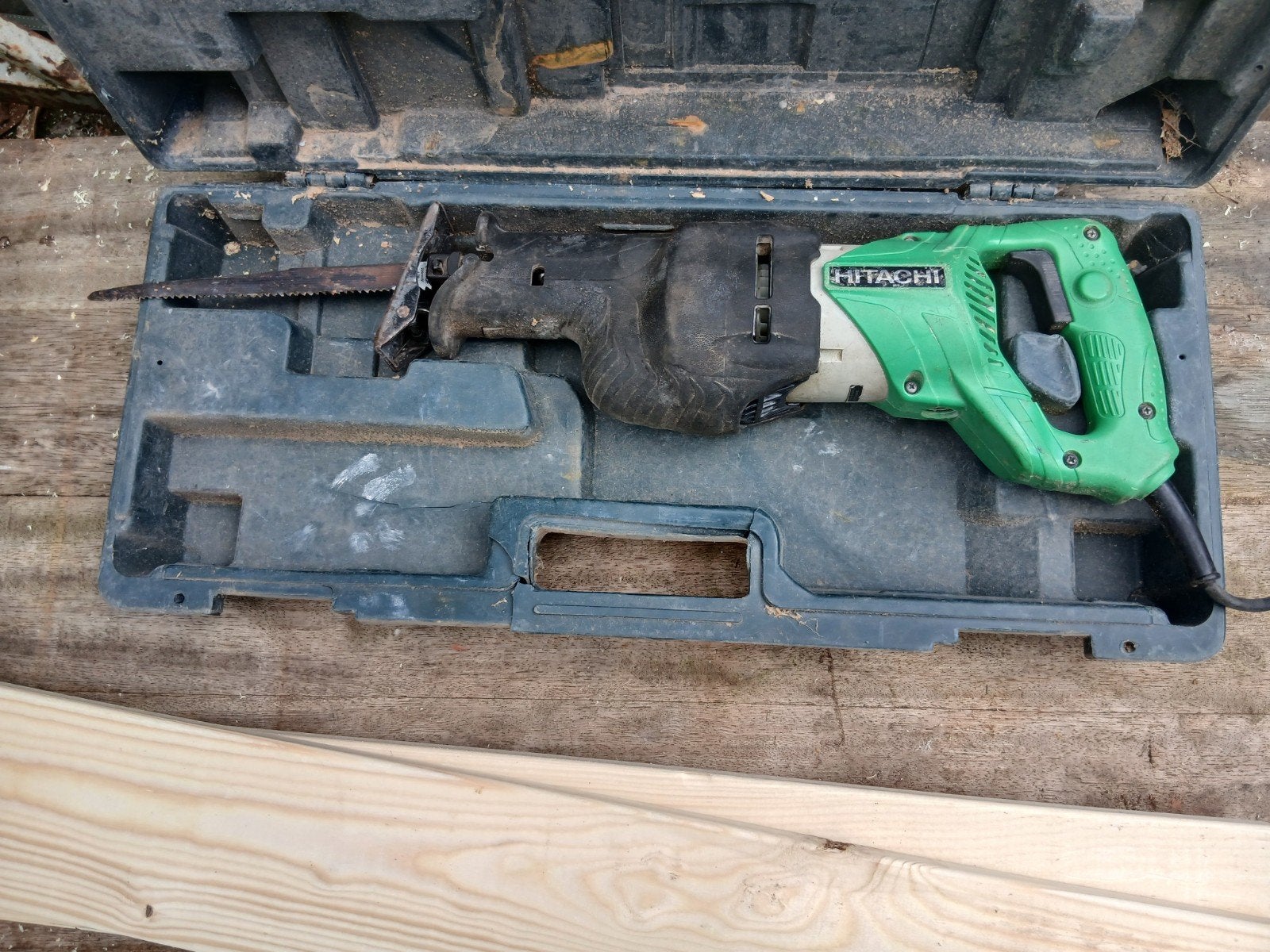 Hitachi Reciprozaag CR 13V2 - Krachtig en Betrouwbaar, Ophalen, Gebruikt, 70 mm of meer, Reciprozaag