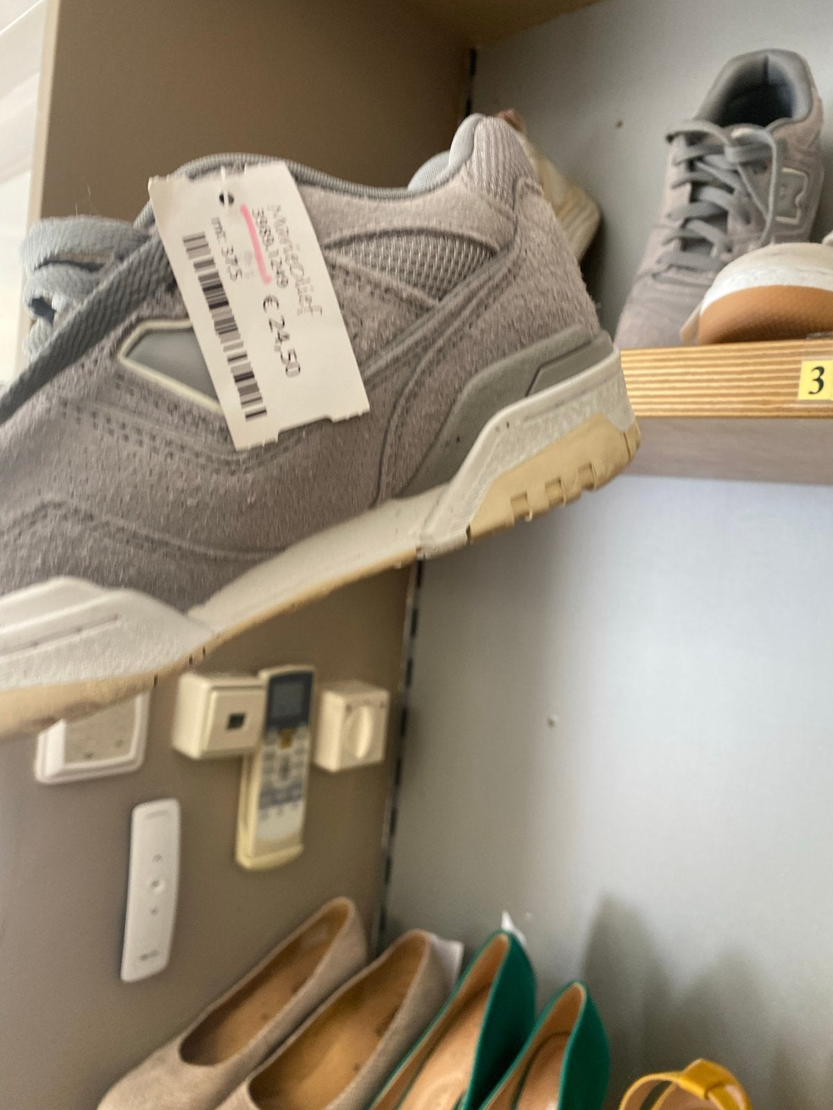 New Balance grijze sneakers - maat 37.5, Ophalen of Verzenden, Gedragen, Grijs, Sneakers of Gympen