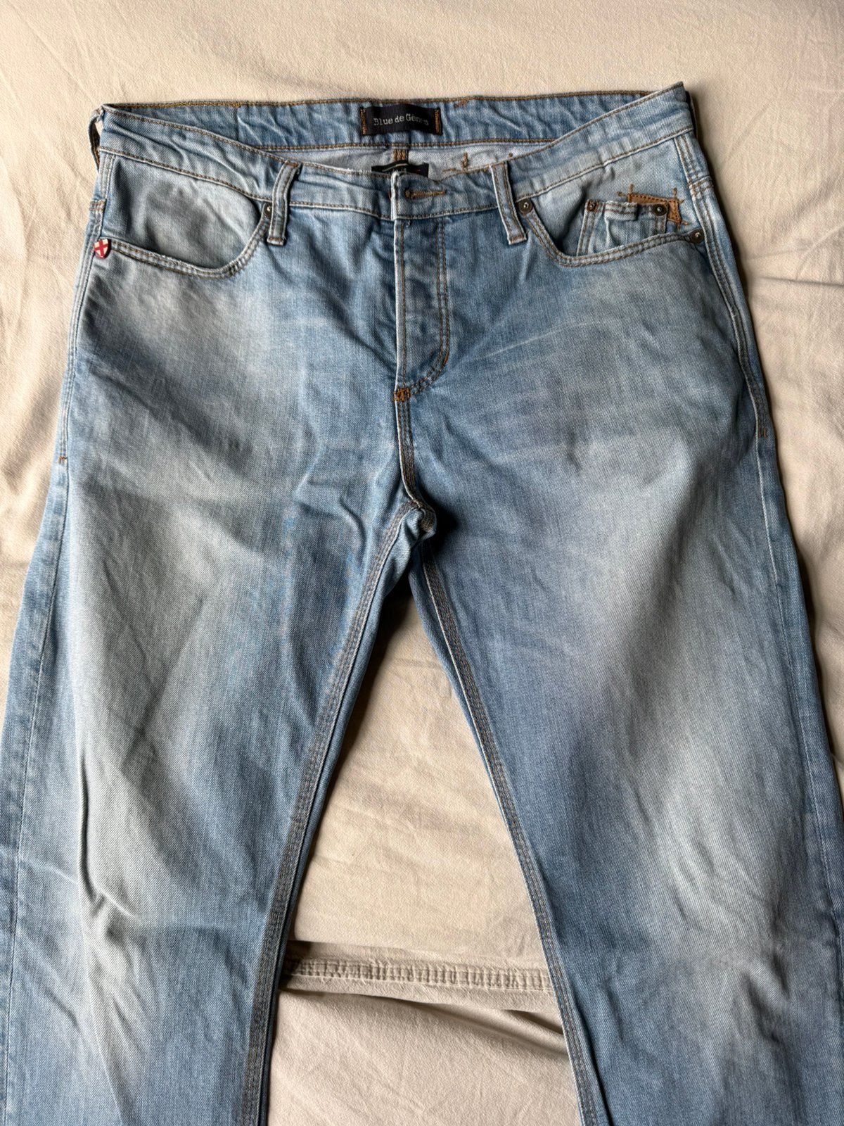 Blue de Genes jeans spijkerbroek maat W32 L32, Ophalen of Verzenden, Zo goed als nieuw, Blauw, W32 (confectie 46) of kleiner