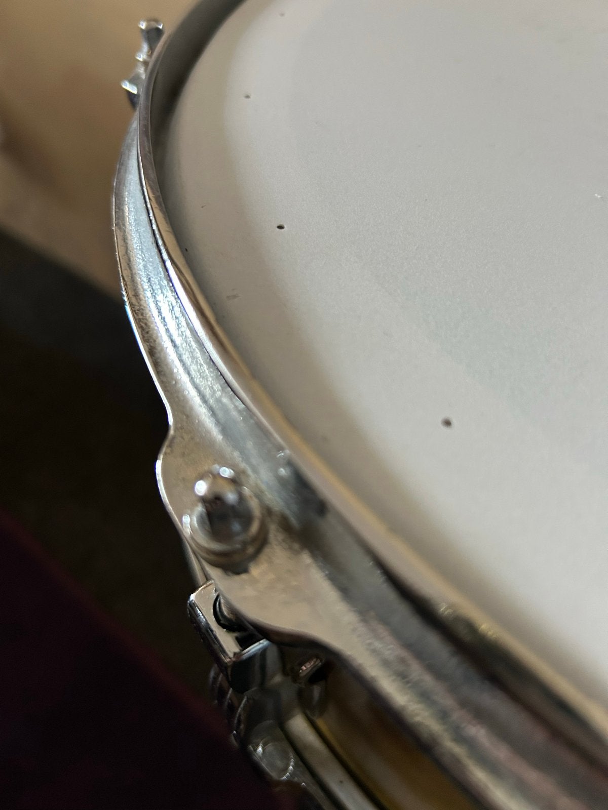 14”x5” Vintage Messing Snare Drum - Zware Kwaliteit, Gebruikt, 1722ea 231, DropShopDrums, Ophalen of Verzenden