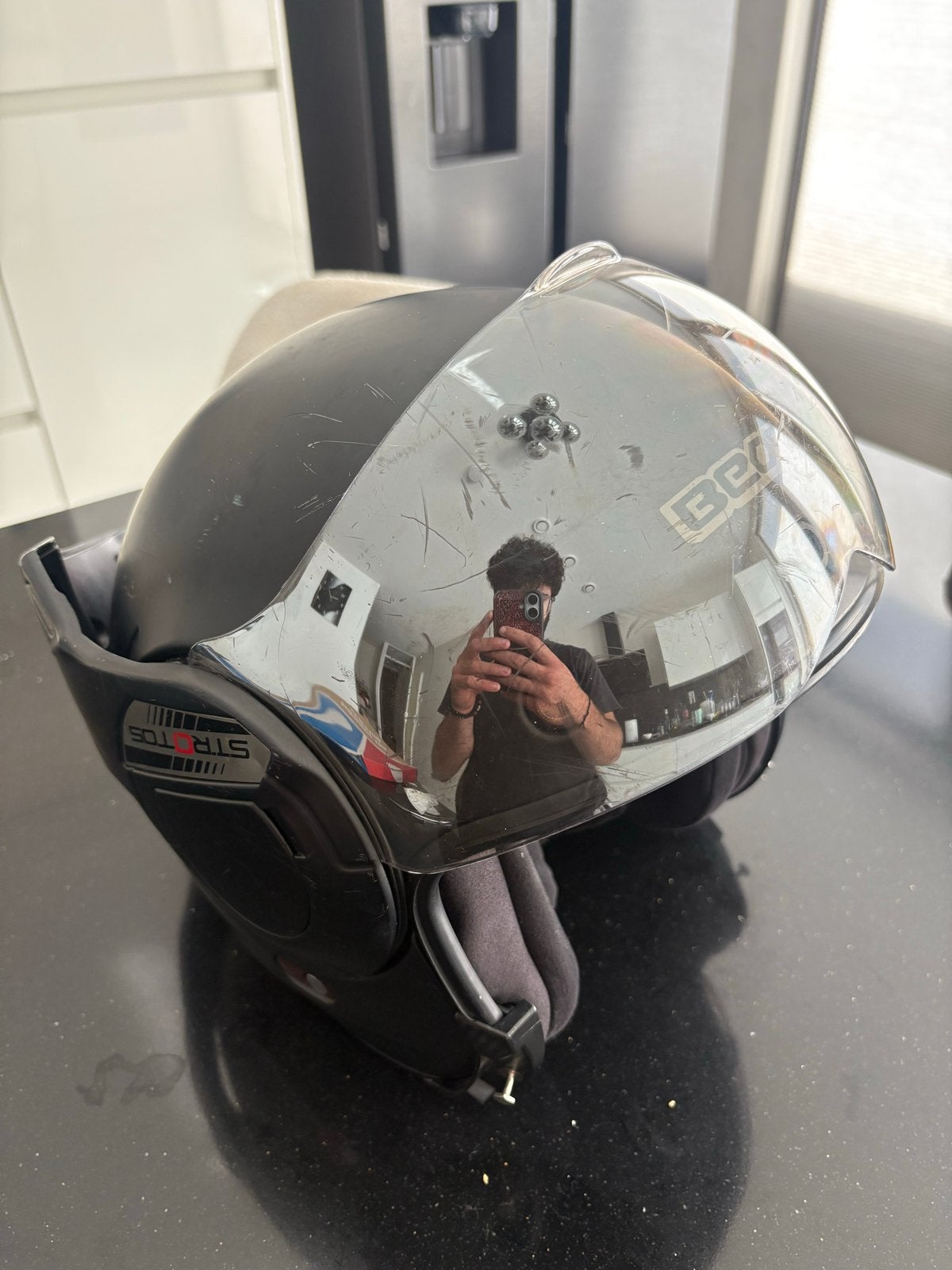 BEON B707 STRATOS helm - Maat L - prijs bespreekbaar, Overige merken, Jethelm, Ophalen of Verzenden, L