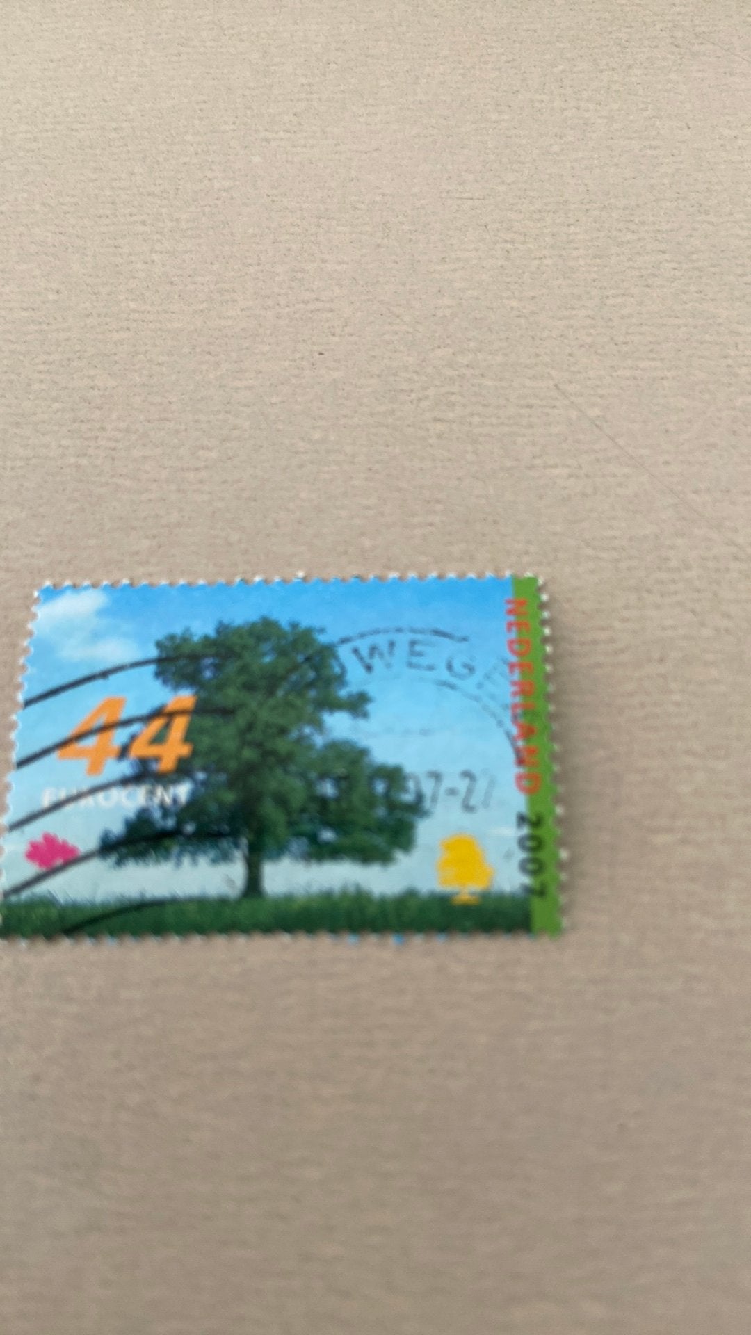 Nederland, Postzegels en Munten, Ophalen of Verzenden, Gestempeld