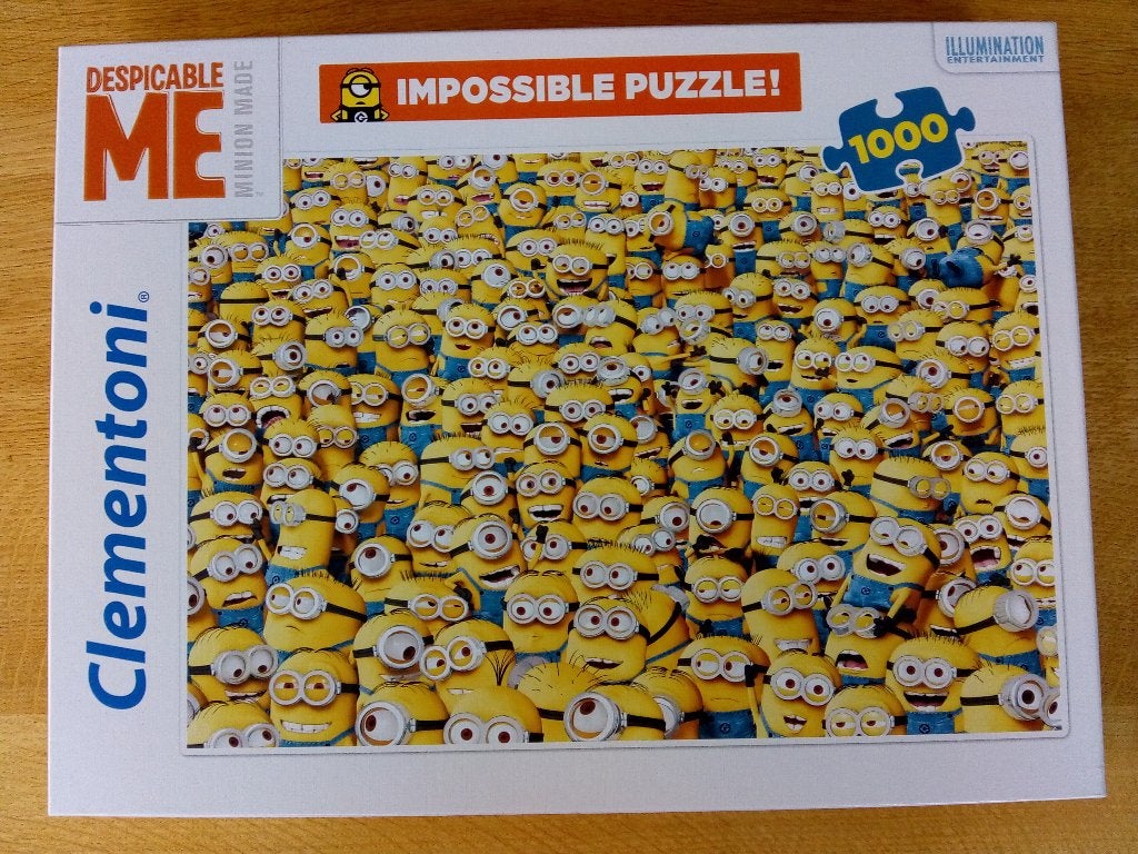 Puzzel Impossible Puzzle Despicable Me 1000 stukjes (W), Ophalen of Verzenden, 500 t/m 1500 stukjes, Gebruikt, Legpuzzel