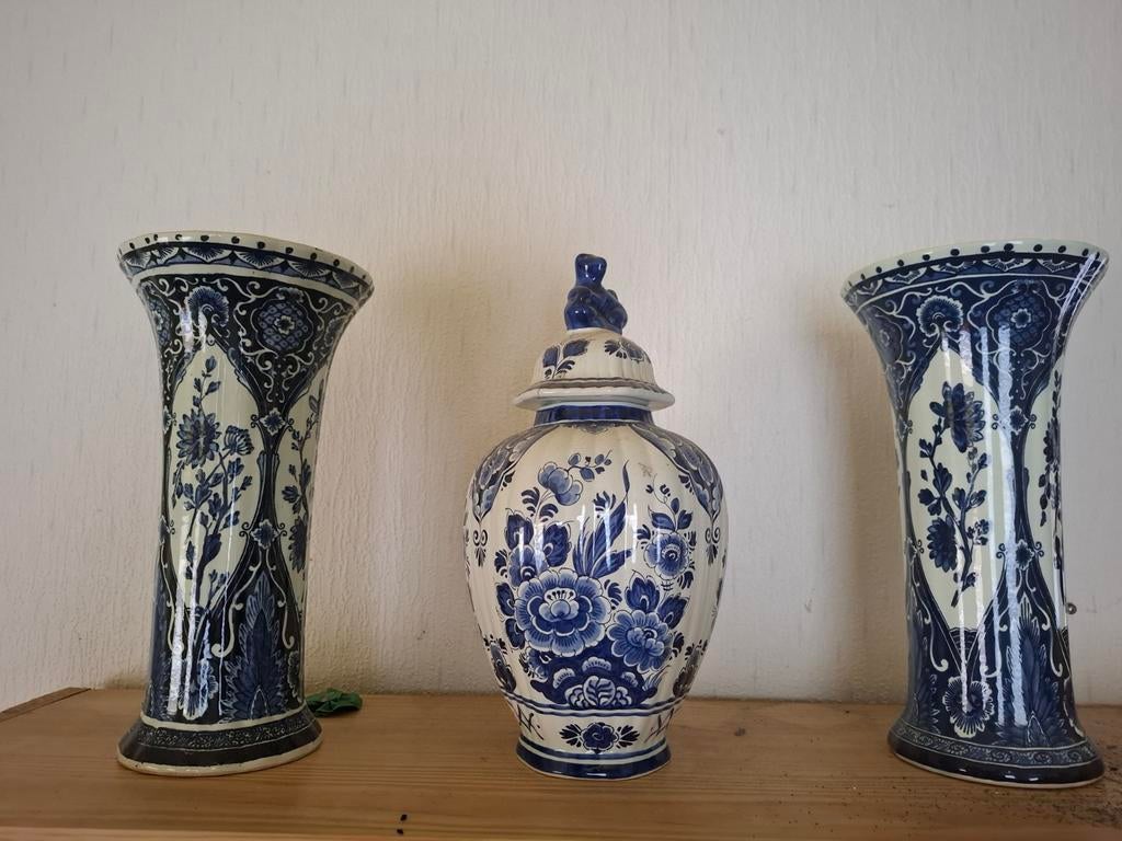 Klassiek Boch Holland Delfts Blauw Kaststel Set, Ophalen of Verzenden