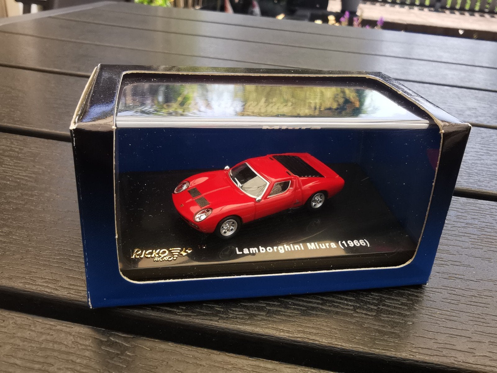 Ricko Lamborghini Miura rood 1/87, Hobby en Vrije tijd, Ophalen of Verzenden, Nieuw, Auto