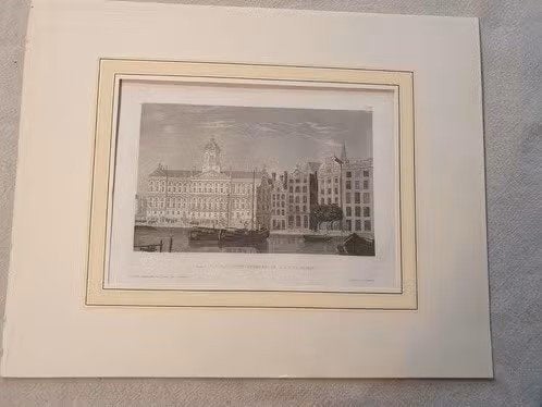 Koninklijk Paleis Dam Stadhuis Amsterdam Damrak Meyer 1850, Ophalen