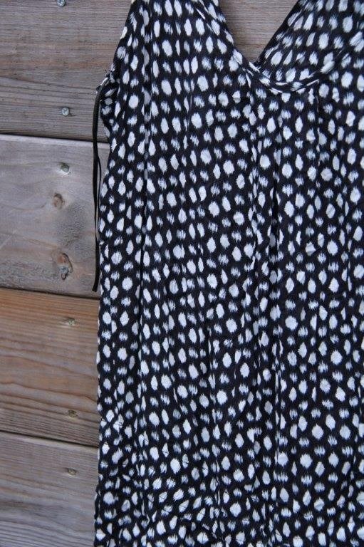 Jumpsuit zwart/ wit Vanilia mt 38 Vaste prijs, Maat 38/40 (M), Vanilia, Wit, Ophalen of Verzenden