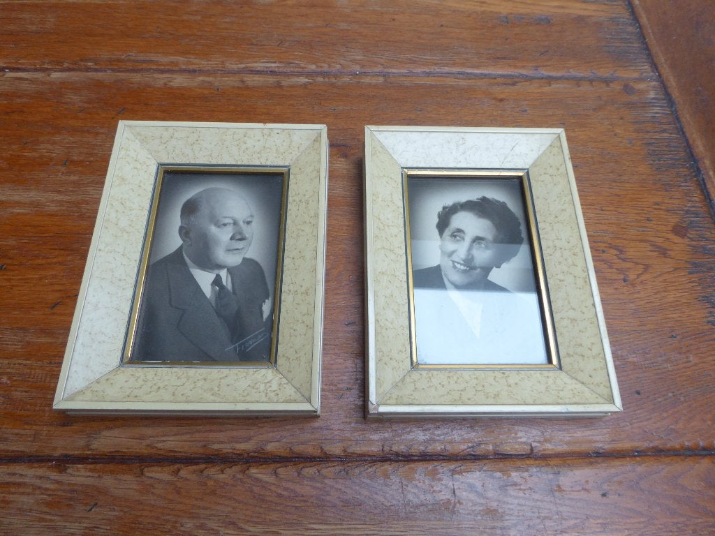 2 art deco fotolijstjes, Ophalen of Verzenden