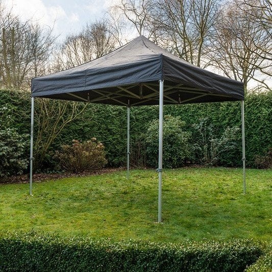 Te huur partytent 3x3 zwart inclusief zijwanden, Ophalen of Verzenden, Zo goed als nieuw, Overige