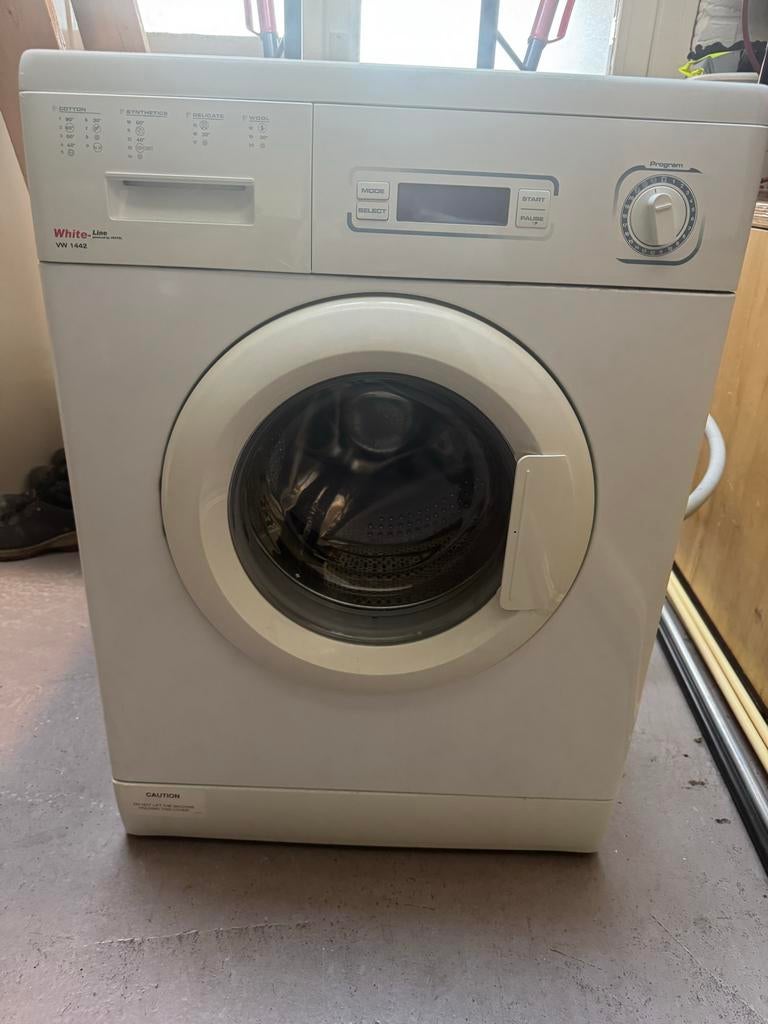 White Line VW 1442 Wasmachine - Betrouwbaar en Compact, Witgoed en Apparatuur, Ophalen, 6 tot 8 kg, Voorlader, Wolwasprogramma
