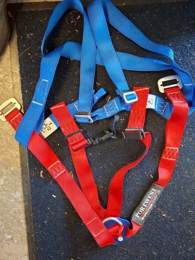 Portwest Veiligheidsharnas - Rood/Blauw, Ophalen of Verzenden, Nieuw
