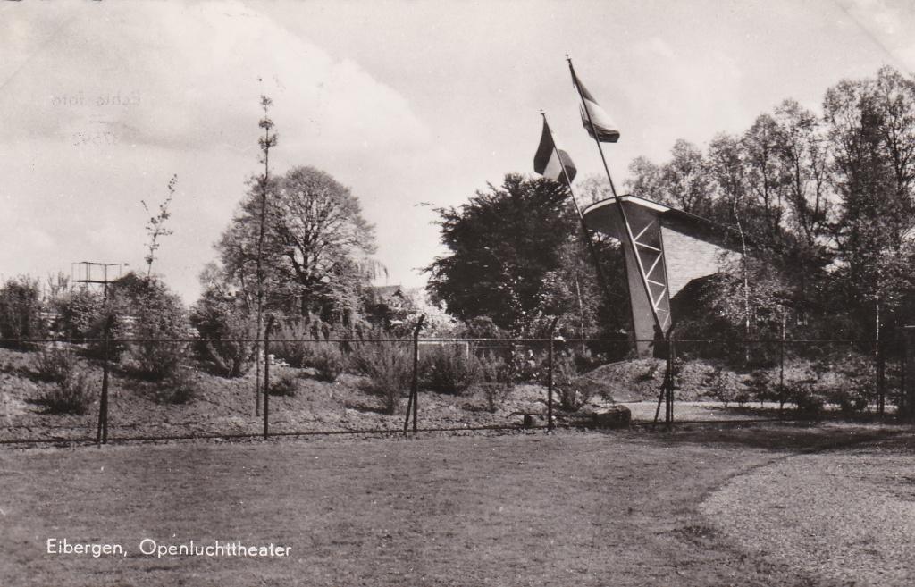 18345 Openlucht theather Eibergen OLT Achterhoek 1960, Verzenden, 1940 tot 1960, Gelopen, Gelderland